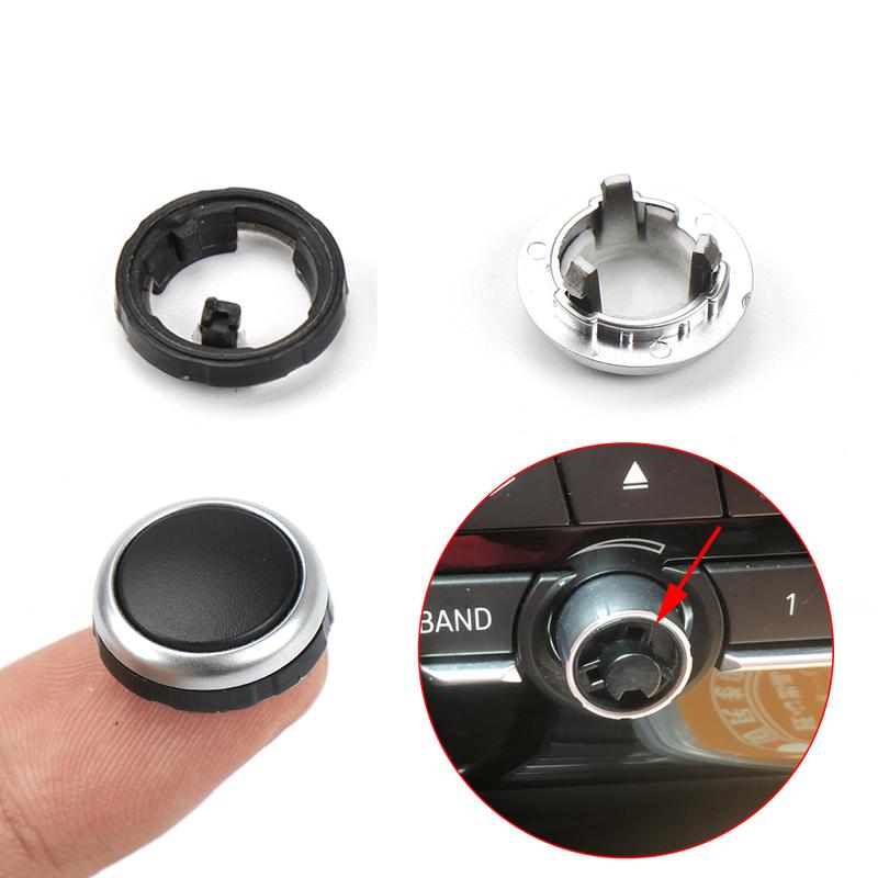 Car Interior Icon-Free Radio Knob for BMW 5/6/7 Series F02 F06 F07 F18 X5 F15 X6 F16 Auto Audio Control Button OE 63139328426-1