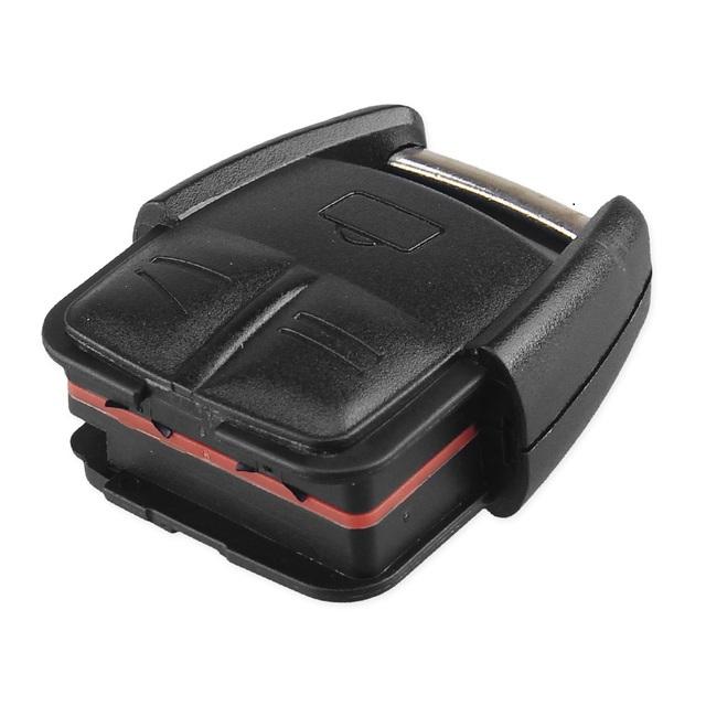 Корпус ключа от машины с 3 кнопками для Vauxhall Opel Astra Zafira Omega Vectra без чипа, неразрезанное лезвие, чехол для брелока ключа от машины