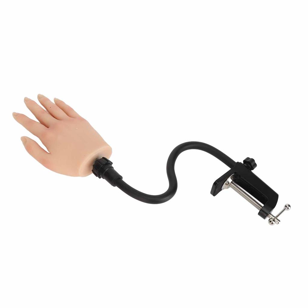 Практика нейл-арта, гибкие суставы, силиконовые искусственные ногти, тренировочная рука с типсами для ногтей