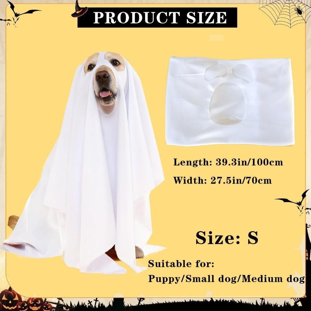 Party Cosplay Halloween Dog Ghost Costume Loose Dog Halloween Clothes for Halloween Party