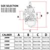 Мотоциклетный плоский карбюратор Keihin для Keihin PWK 28 30 32 34 мм Аксессуары для мотокросса Скутер 2Т 4Т Квадроцикл Питбайк Эндуро