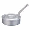 Endo Shoji Saucepan, Size (Inner Diameter) 24 Cm, Shallow, Anodized Aluminum for Immediate Use, Discoloration-Resistant, and Corrosion-Resistant,