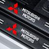 New Car Door Plate Carbon Fiber Threshold Protector Sticker Decals For Mitsubishi Outlander ASX Lancer Pajero EVO L200 Lancer EX ZL0