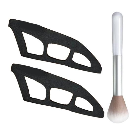 1/2/4Pcs Eyeshadow Stencil Tool Washable Reusable Eyeshadow Assistant Eyeshadow Drawing Guide Card Professional Eyeshadow Mapping Template