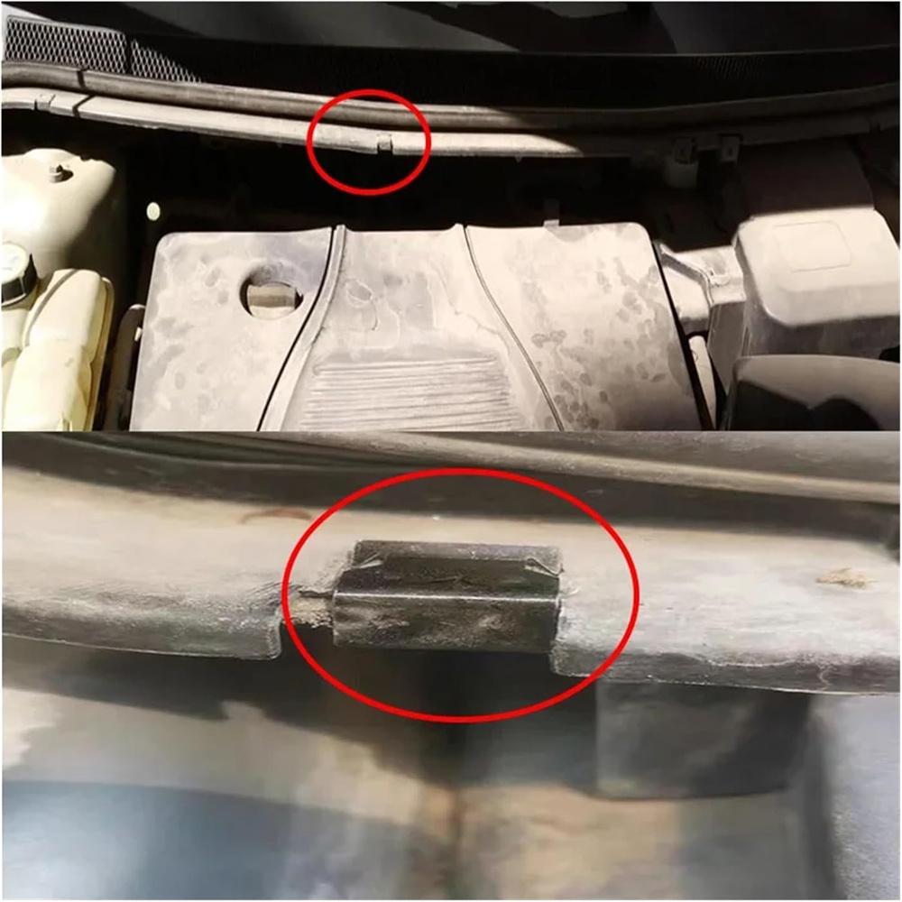 6 шт. Металлические зажимы для автомобиля, Клипсы для отделки панели передка 1329640 для Ford Focus MK2