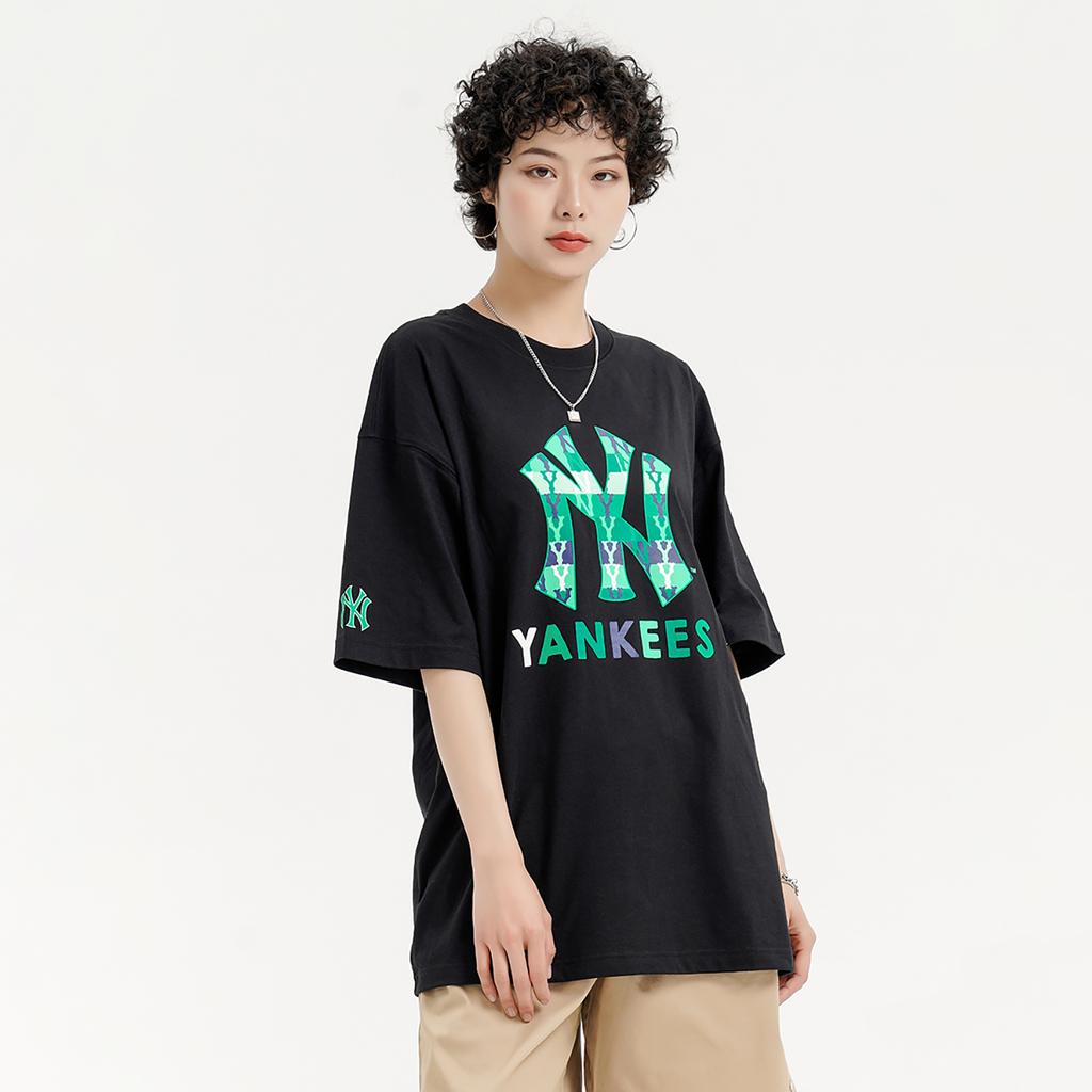 New MLB New York Yankees T Shirts Unisex Black 3ATSM0933-50BKS