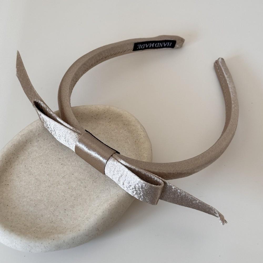 Non-Slip Balletcore Hair Band Thin Women Hairband Fashion Bow Headband  Makeup
