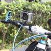 Q Shaped Bicycle Clip Holder Fixed Bracket for Gopro Hero5 4 3+ Sports Camera Accessories