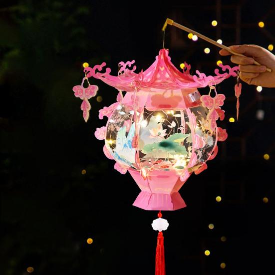 Yousheng китайский Новый год DIY фонарь комплект ручной старинный стиль фонарь дети DIY поделки для весеннего фестиваля день рождения детский душ свадьба