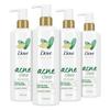 Dove Body Love Очищающее средство для тела Clear 4 Pack Skin Wash с салициловой кислотой и экстрактом бамбука 517,5 мл, Bamboo_17,5 жидких унций (Пакет из 4)