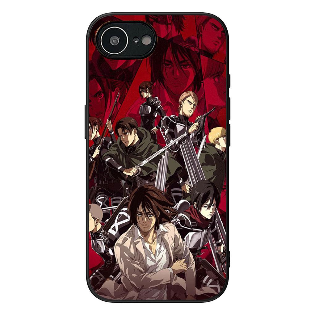 Soft Cover for Xiaomi Redmi Note 12 11 10 Pro 10A 10C 12C 14C A4 Note12 5G Coque Phone Case Attacks on titan