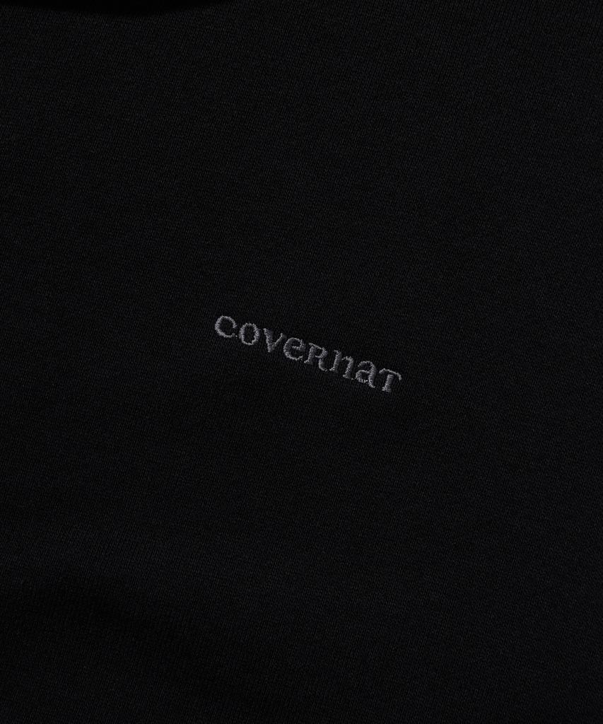 Covernat Женская базовая толстовка на молнии Черная