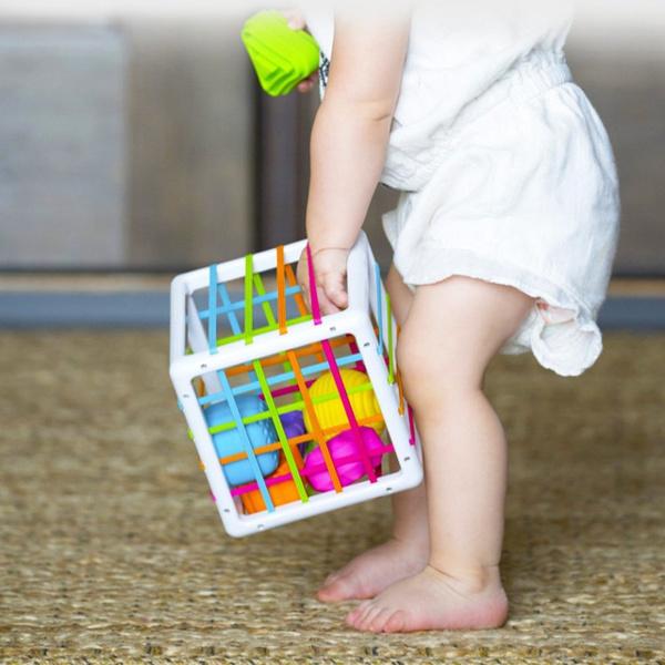 Игрушки для мозга InnyBin, игра для сортировки форм, обучающие развивающие игрушки Монтессори для детей Bebe Birth Inny, От 0 до 12 месяцев