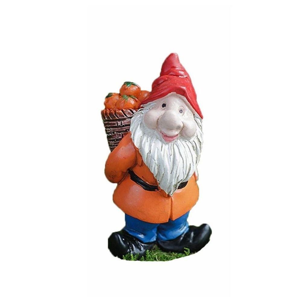 Сад фей Миниатюрная статуэтка гномов Многоцветная статуэтка мультяшных гномов Универсальная