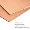Rectangle Metal Plate 100*150mm Pure Copper Sheet  Crafts, Electrical Repairs, Industry