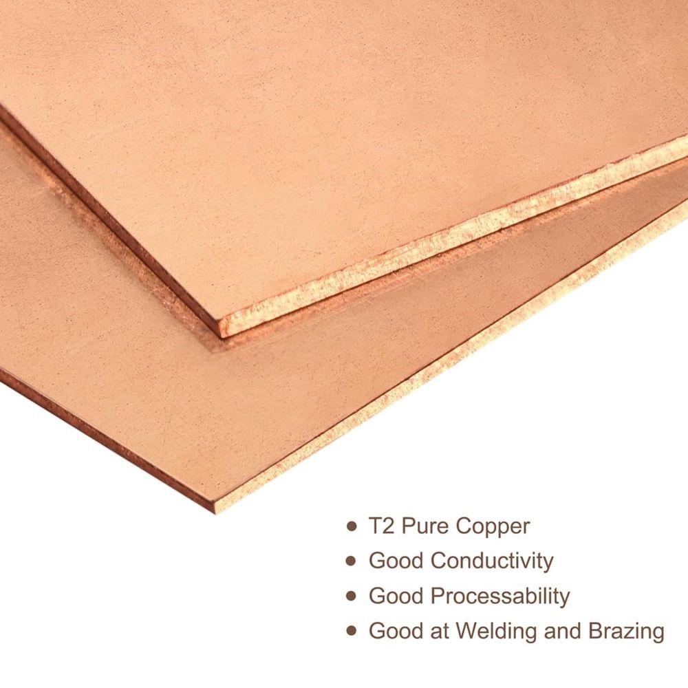 Rectangle Metal Plate 100*150mm Pure Copper Sheet  Crafts, Electrical Repairs, Industry