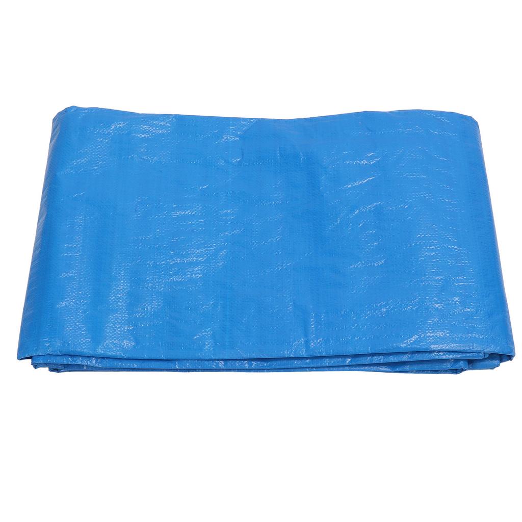 Тяжелый полиэстеровый брезент 6x6 м, синий, водонепроницаемый, устойчивый к УФ-излучению, многоцелевой полиэстеровый брезент
