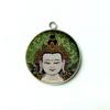 1Pc Thangka Wealth God Buddha Big Head Tibetan Culture Time Gem Pendant