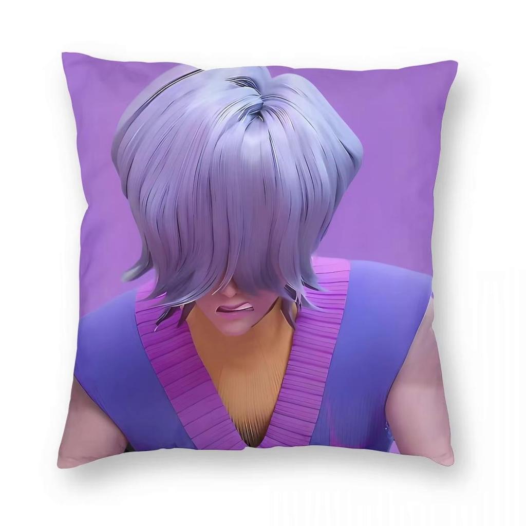 Jinu KPop Demon Hunters Pillowcase Printing Polyester Cushion Cover Decorative Saja Boys Throw Pillow Case Cover Home Zipper