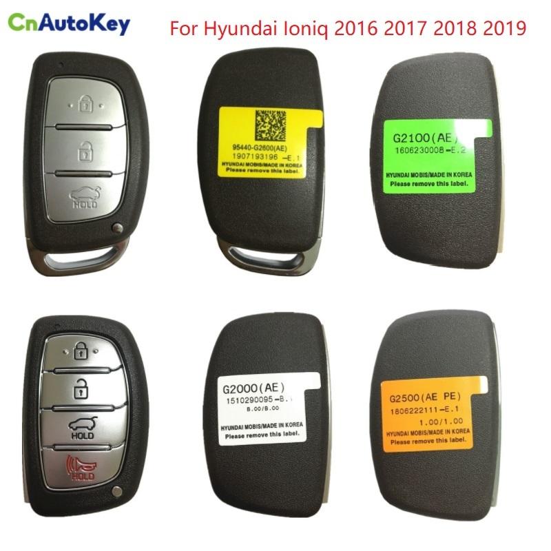 For 2016- Hyundai Ioniq Smart Car Key FOB PN 95440-G2000 95440-G2500 95440-G2600 95440-G2100 3/4 Button 433Mhz 47 Chip