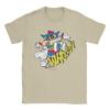 Casual T Shirt Summer Crayon Shin-chan  Hipster T-Shirts  100% Cotton Tee Shirt for Men's Y2K Basic Pattern Short Sleeve Tops