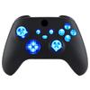 eXtremeRate Multicolor Illuminated Thumbstick Start Back Share for Xbox Series ABXY Buttons for Xbox Series and DTF LED Kit for Xbox Series
