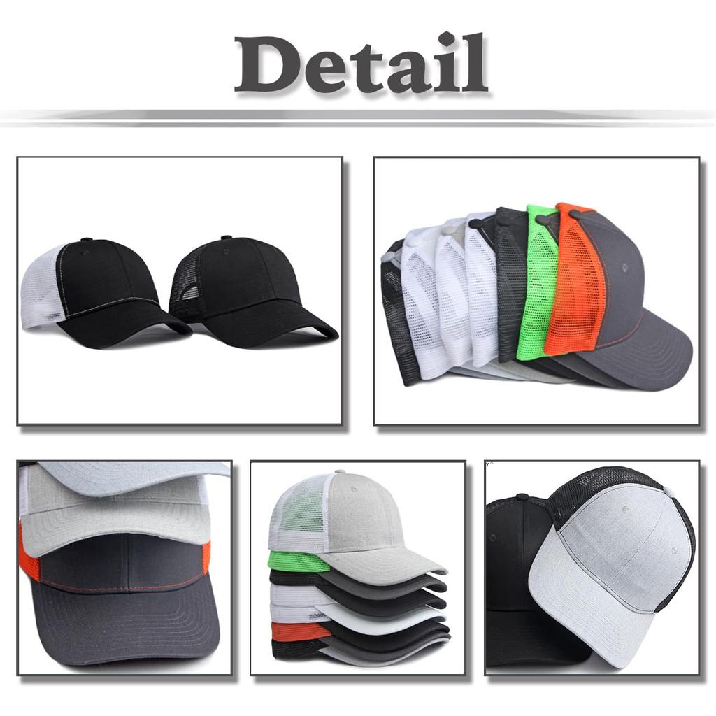 Простая сетчатая стильная кепка CZA267 [Белый Клык], Повседневная, Спортивная, Шляпа, Мужская, Женская, (черный)