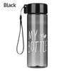500ML Outdoor Portable Plastic Sports Water Bottle Transparent Coffee Juice Cup Drinking Cup