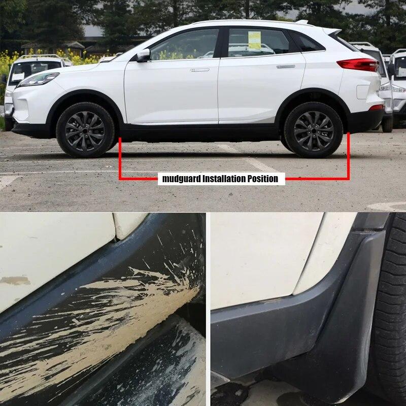 TONLINKER Car Mudguard For Weltmeister EX5 EX5-Z EX5Z -2022 2023 Mudguards Splash Guards Fender Mudflaps 4Pcs Accessories