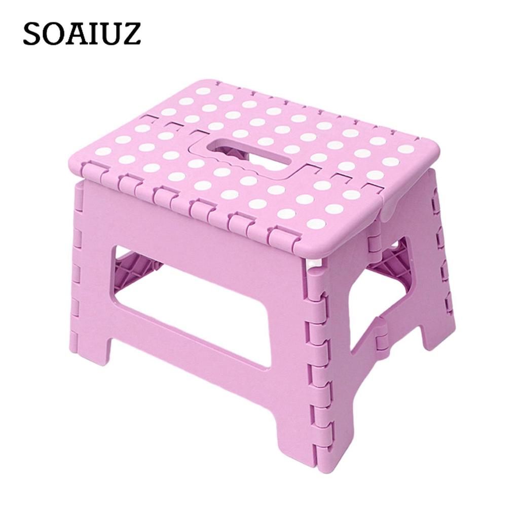 Folding Step Stool High Stability Good Load-bearing Heavy-Duty Beach Picnic Chair Travel Use Collapsible Stool Camping Supplies