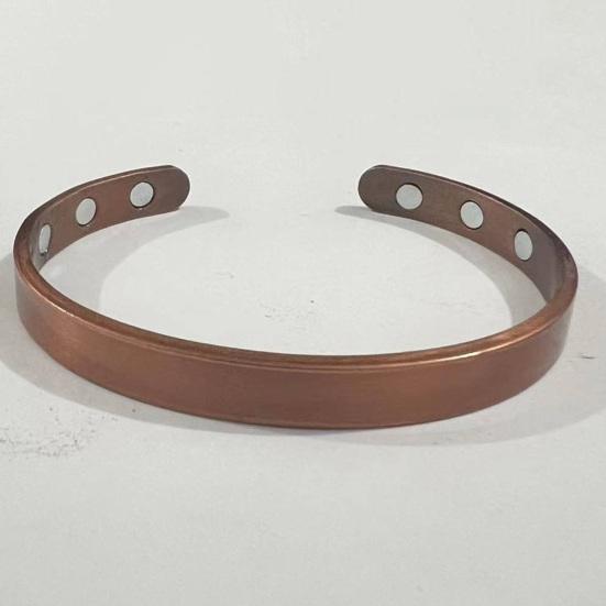 Магнитный Браслет Регулируемый Унисекс Браслет Минималистичный Браслет-Манжета из Сплава с Эффективными Магнитами Открытый Браслет Подарок для Мужчин и Женщин