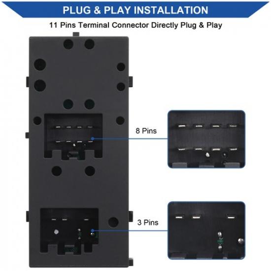 Master Window Switch Control For Lincoln Town Car 2003 2004 2005 2006 2007 2008