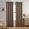 Blackout Curtains - Bazarim - Light Taupe - 140x260 Cm - Set of 2 Panels - Eyelets