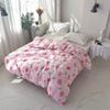 1 шт. Красочный пододеяльник с цветочным принтом, мягкий дышащий пододеяльник из чистого хлопка для девочек, женщин, шикарное цветочное постельное белье размера queen