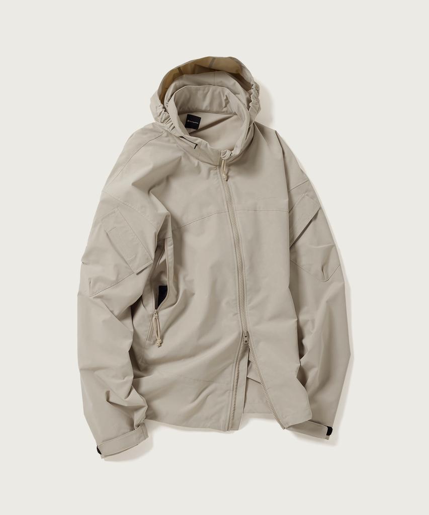Champion [Black Edition] Lightweight Zip-Up Jacket Grey