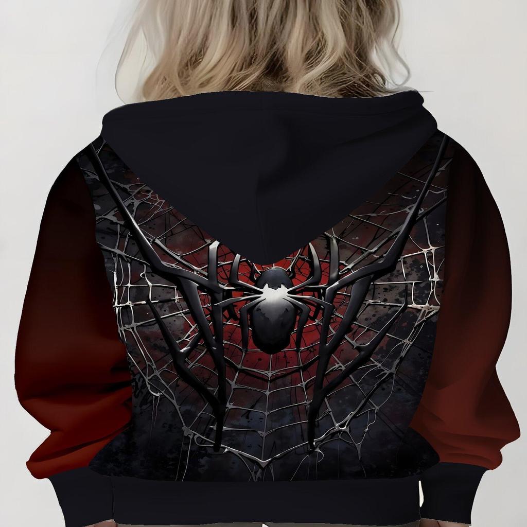 Толстовка спортивного стиля с 3D-принтом для мальчиков и девочек, повседневная модная удобная толстовка