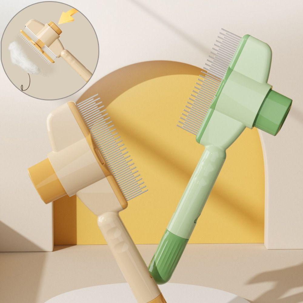 Самоочищающаяся расческа для шерсти домашних животных Плавающая расческа для шерсти для собак Товары для животных Расческа для кошек