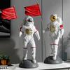 Креативный красный флаг астронавт украшение гостиной винный шкаф простое украшение для дома украшение рабочего стола офиса