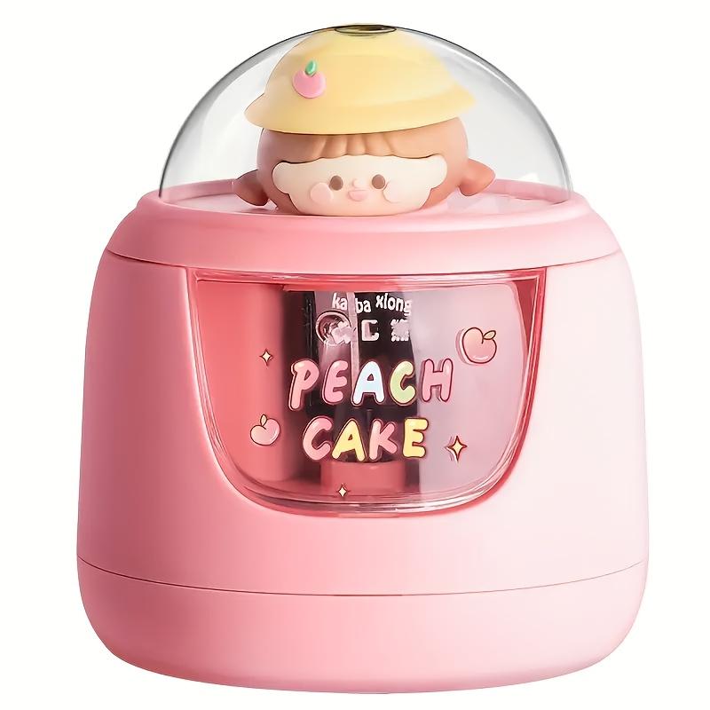 Электрическая точилка для карандашей для студентов — милый мультяшный дизайн, высокоскоростной пресс и усилитель подачи грифеля, прочный ПВХ