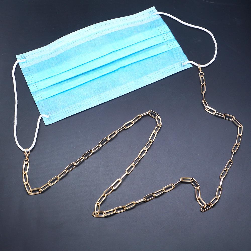 Hold Straps Women Anti-lost Men Mask Cord Holders Non-slip Paperclip Glasses Chain Metal Mask Rope