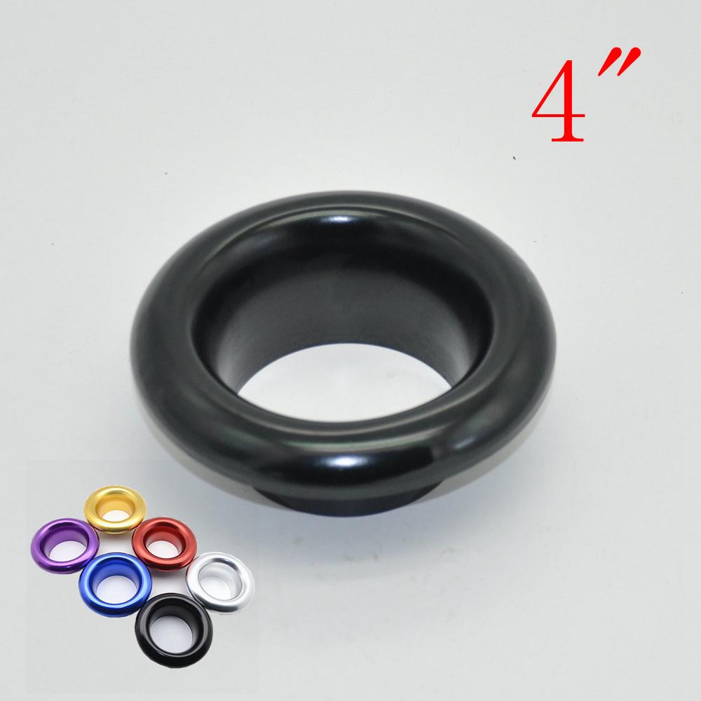 4" Впускной Адаптер Велосити Стек Колокол для Автомобиля Воздухозаборник Турбо Крышка Горна Черный