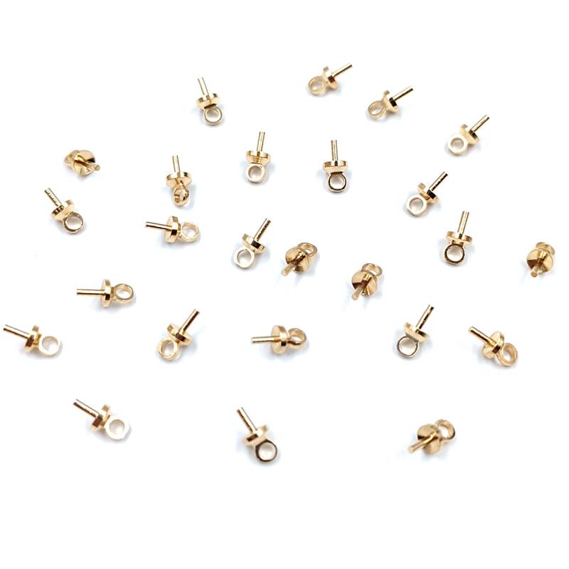 Винт для ногтей для вышивки бисером 4*8 мм, новые аксессуары «сделай сам», 20 шт., изготовление ювелирных изделий, высококачественные маленькие овечьи глаза, подвеска, бусины