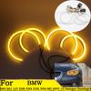 SMD Cotton Light Switchback LED Angel Eye Halo Ring Kit For BMW E60 E61 LCI 528i 530i 535i 550i M5 2007-2010 Halogen