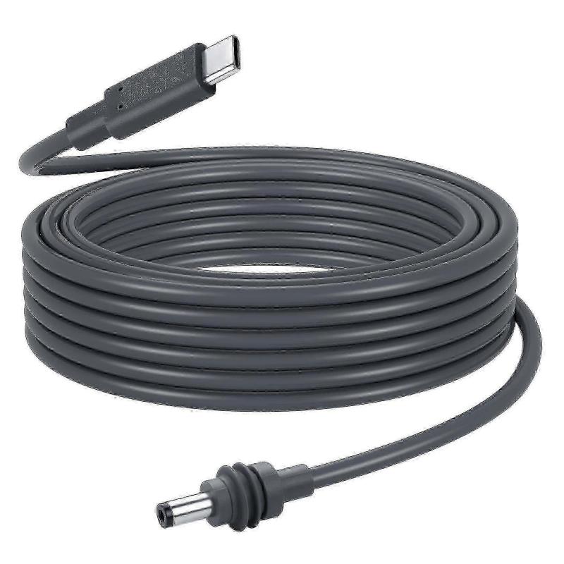 Кабель питания 2025 для Starlink Mini - 5 м USB-C на DC PD100 В Полый Jack Cord Версия 0118 для спутниковой тарелки