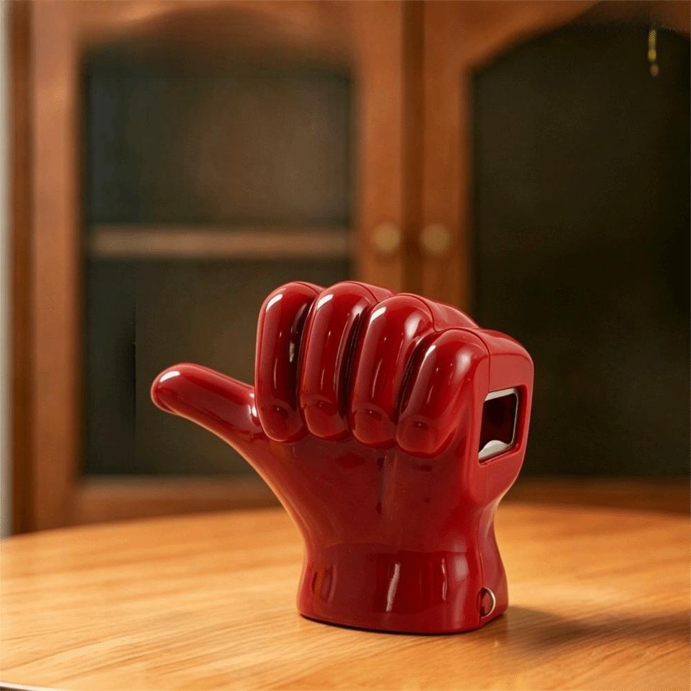 Magnetic Thumbs-Up Refrigerator Magnet Effortless Beer Bottle Cap Remover Desk Ornament Party