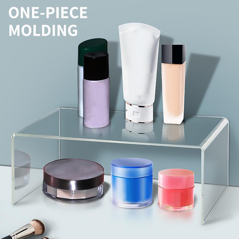 Desktop Display Stand Acrylic Multi Layer Transparent Storage Rack for Classroom Supplies Office Desk Organizer
