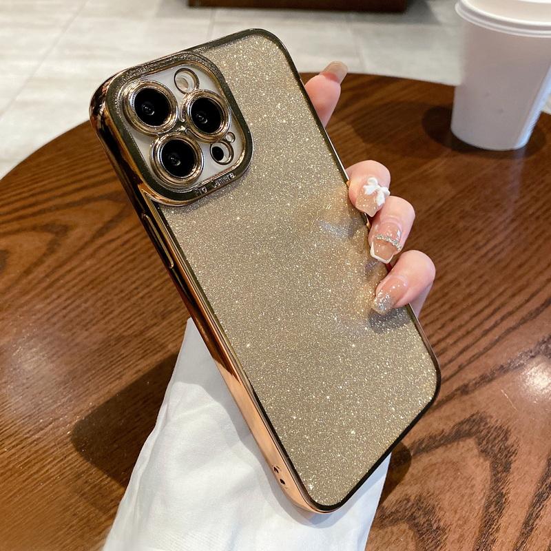 Блестящий чехол для телефона iPhone 16 Plus 15 14 Pro Max 13 12 11 Pro Max Роскошный чехол из ТПУ с кристаллами для iPhone XR XS 7 8 Plus