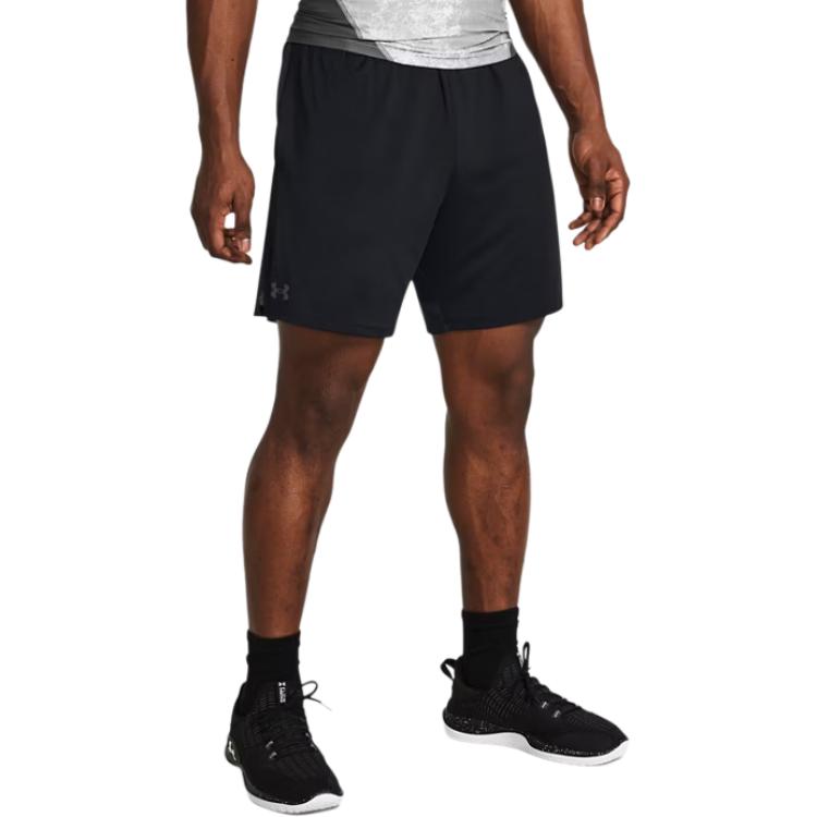 Under Armour Tech Vent Удобные дышащие шорты мужские шорты черные Castle-Rock 1388645-001
