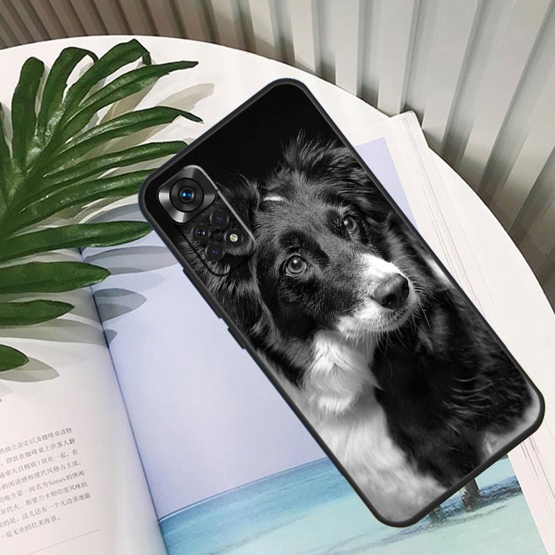 Border Collie Dog Funda For Xiaomi Redmi Note 14 13 10 11 12 15 Pro Plus Case For Redmi 15C 14C 10C 12C 13C 15