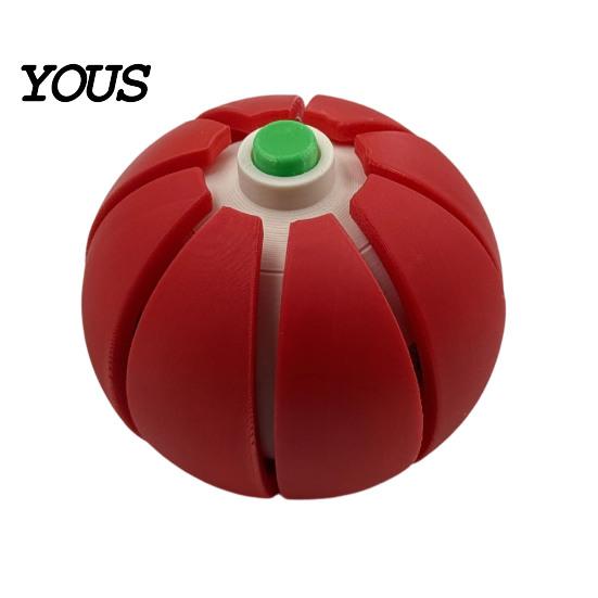 Travel Stress Reliever Halloween Pumpkin Squeeze Ball, Fruit Shaped Clicker Fidget Toy for Anxiety Relief, Cute Soft Decompression Kids Adults, Party